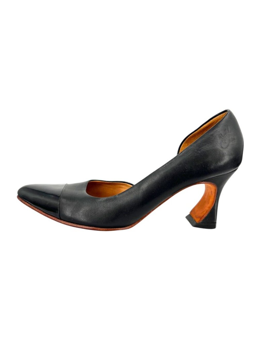 John Fluevog Earhart D'Orsay Pump Black Size 7.5